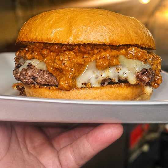 7. Chili Cheese Burger w/ Fries