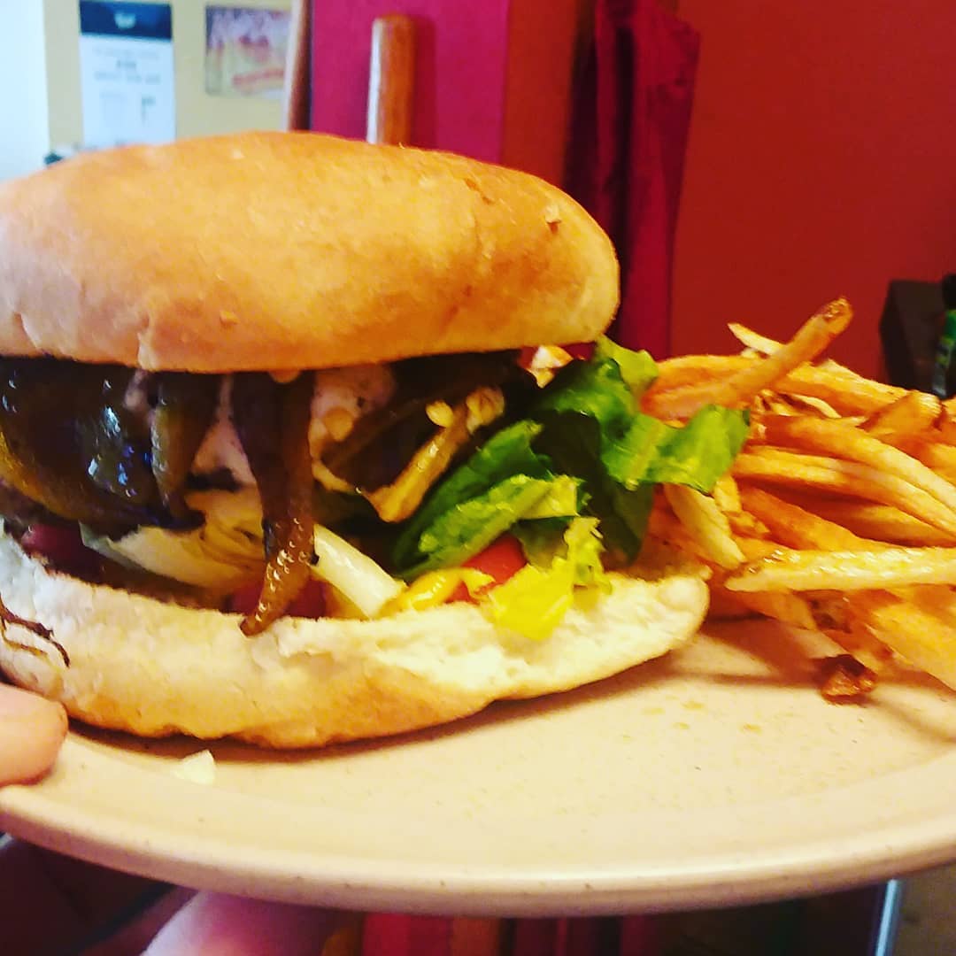 Green Chili Burger